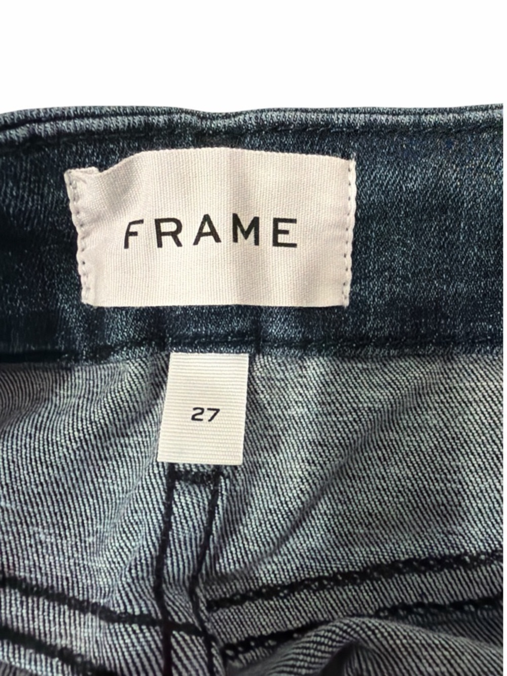 FRAME Le Crop Mini Boot Jeans | Kinley Wash | Cropped Bootcut | Size 27 - Picture 8 of 10